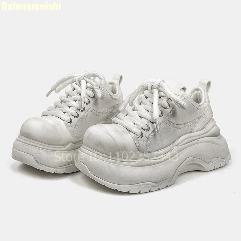 2026 New Style Platform Canvas Shoes Women's White Sneakers Beggar Style Height Increasing Sneakers Big Toe Sports Casual Shoes
2026 New Style Platform Canvas Shoes Women's White Sneakers Beggar Style Height Increasing Sneakers Big Toe Sports Casual Shoes