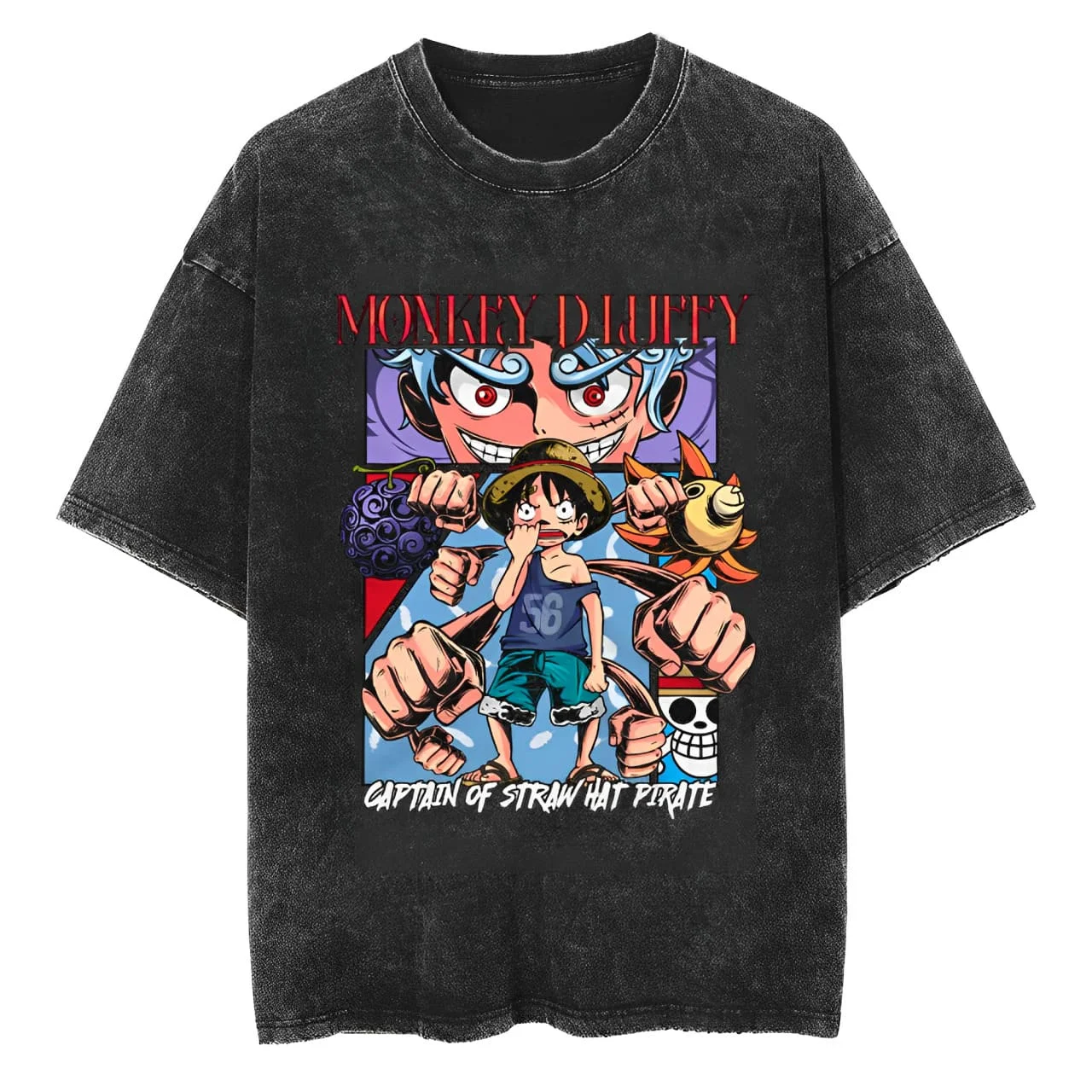 One Piece Monkey D Luffy Gear 5 Vintage Washed Cotton T Shirt Men Women 2026 Summer Oversized Streetwear Anime Casual Tops
One Piece Monkey D Luffy Gear 5 Vintage Washed Cotton T Shirt Men Women 2026 Summer Oversized Streetwear Anime Casual Tops