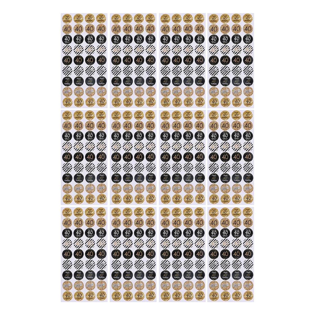 432Pcs Creative Birthday Stickers Set Round Sealing Labels for Food Packaging Party Favors Bag Decoration Photo Props 50Th
432Pcs Creative Birthday Stickers Set Round Sealing Labels for Food Packaging Party Favors Bag Decoration Photo Props 50Th