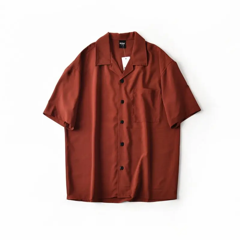 Men's Summer Quick-Dry Lightweight Loose Fit Cuban Collar Drop Shoulder Casual Short Sleeve Shirt Japanese Vintage Trendy Tops
Men's Summer Quick-Dry Lightweight Loose Fit Cuban Collar Drop Shoulder Casual Short Sleeve Shirt Japanese Vintage Trendy Tops