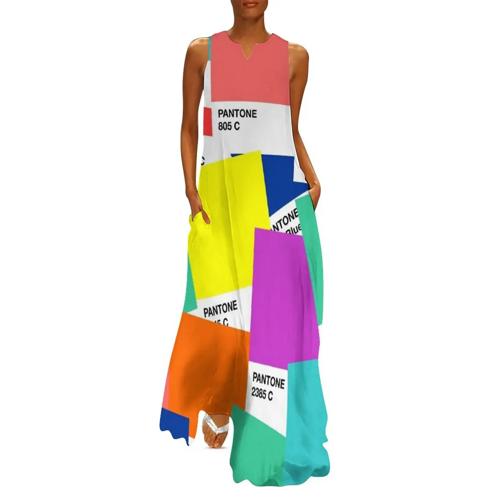 Pantone Swatches Long Dress wedding dresses for parties Casual dresses chic and elegant woman dress Dress
Pantone Swatches Long Dress wedding dresses for parties Casual dresses chic and elegant woman dress Dress