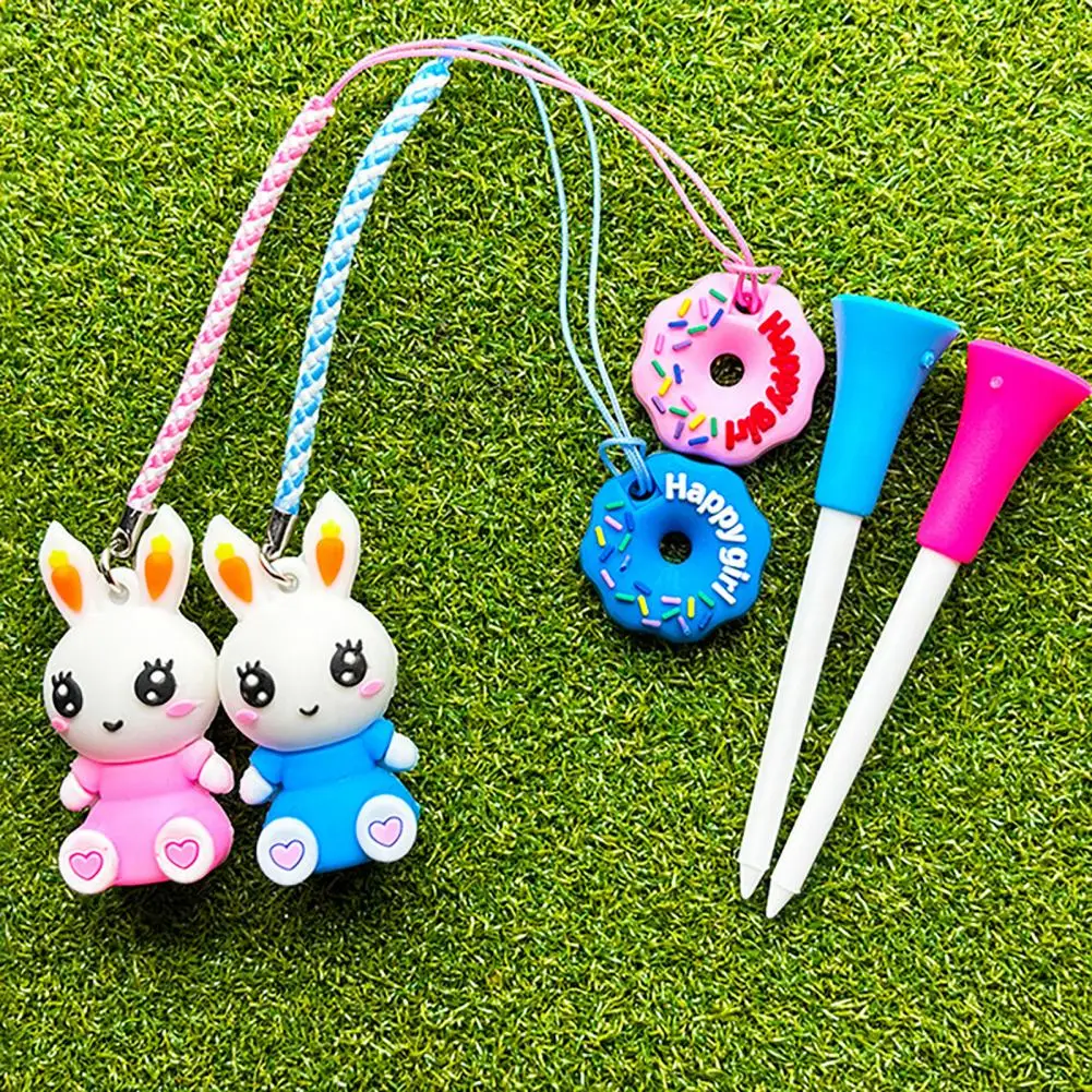 Loss Prevention Tee Holder with Golf Tee Cartoon Rabbit Golf Tee Hanger Plastic Anti Lost Golf Tees Ring with Strap
Loss Prevention Tee Holder with Golf Tee Cartoon Rabbit Golf Tee Hanger Plastic Anti Lost Golf Tees Ring with Strap