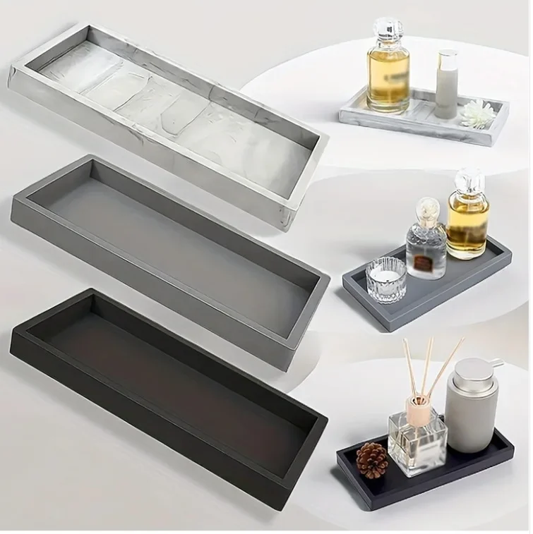 Прямоугольная форма, силиконовый поднос для чая, кофе, закуски, сервировочный поднос, тарелка, ресторанные подносы, черный/белый/серый стеллаж для хранения
Прямоугольная форма, силиконовый поднос для чая, кофе, закуски, сервировочный поднос, тарелка, ресторанные подносы, черный/белый/серый стеллаж для хранения