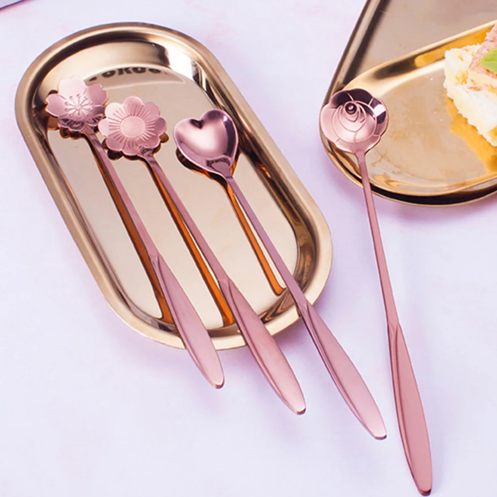 3 Pcs Rose Gold Ice Spoon Appetizer Spoons Coffee Stirring Mixing Tableware Decorative Honey for
3 Pcs Rose Gold Ice Spoon Appetizer Spoons Coffee Stirring Mixing Tableware Decorative Honey for