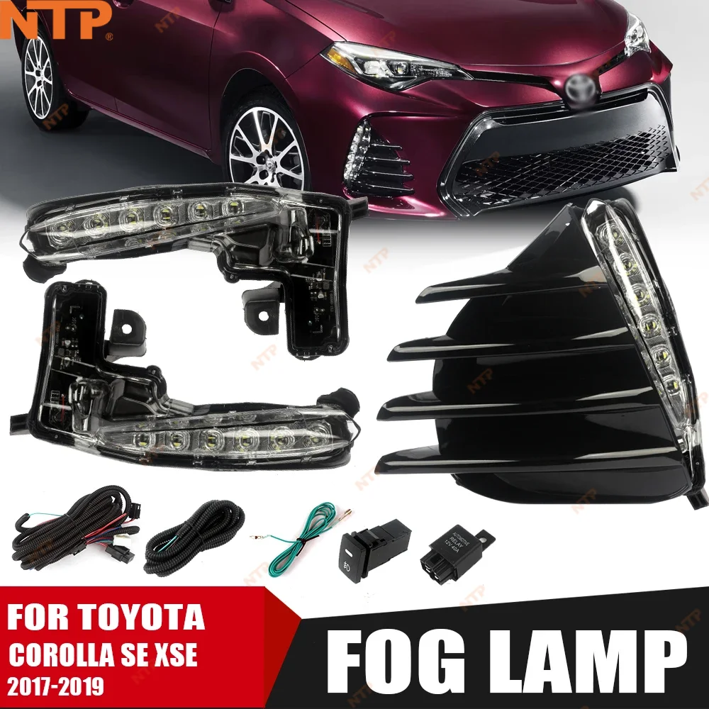 Комплект противотуманных фар для Toyota Corolla SE 2017-2019 с дневными ходовыми огнями, водонепроницаемый, автомобильные запчасти
Комплект противотуманных фар для Toyota Corolla SE 2017-2019 с дневными ходовыми огнями, водонепроницаемый, автомобильные запчасти
