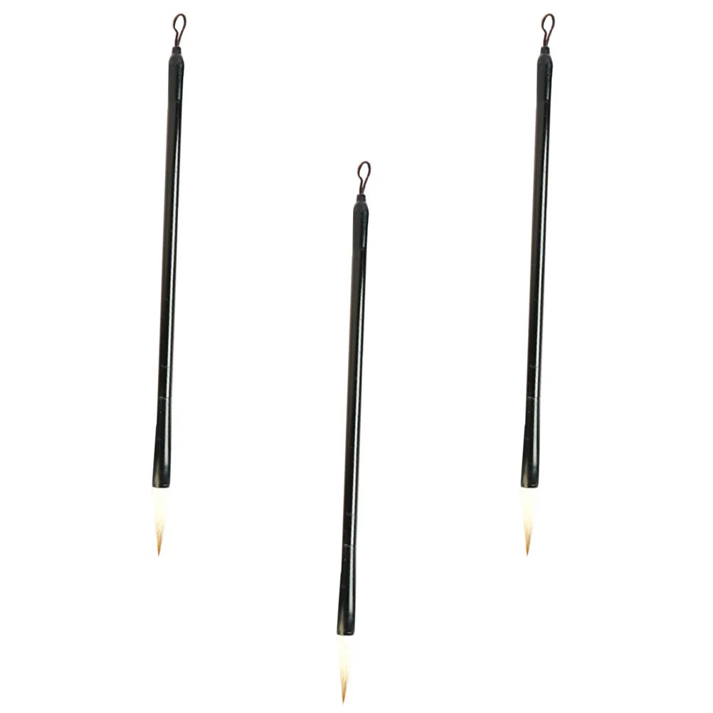 3 Pcs Writing Brush Pen Ink Chinese Calligraphy Wooden Practical Student Stationary 
3 Pcs Writing Brush Pen Ink Chinese Calligraphy Wooden Practical Student Stationary