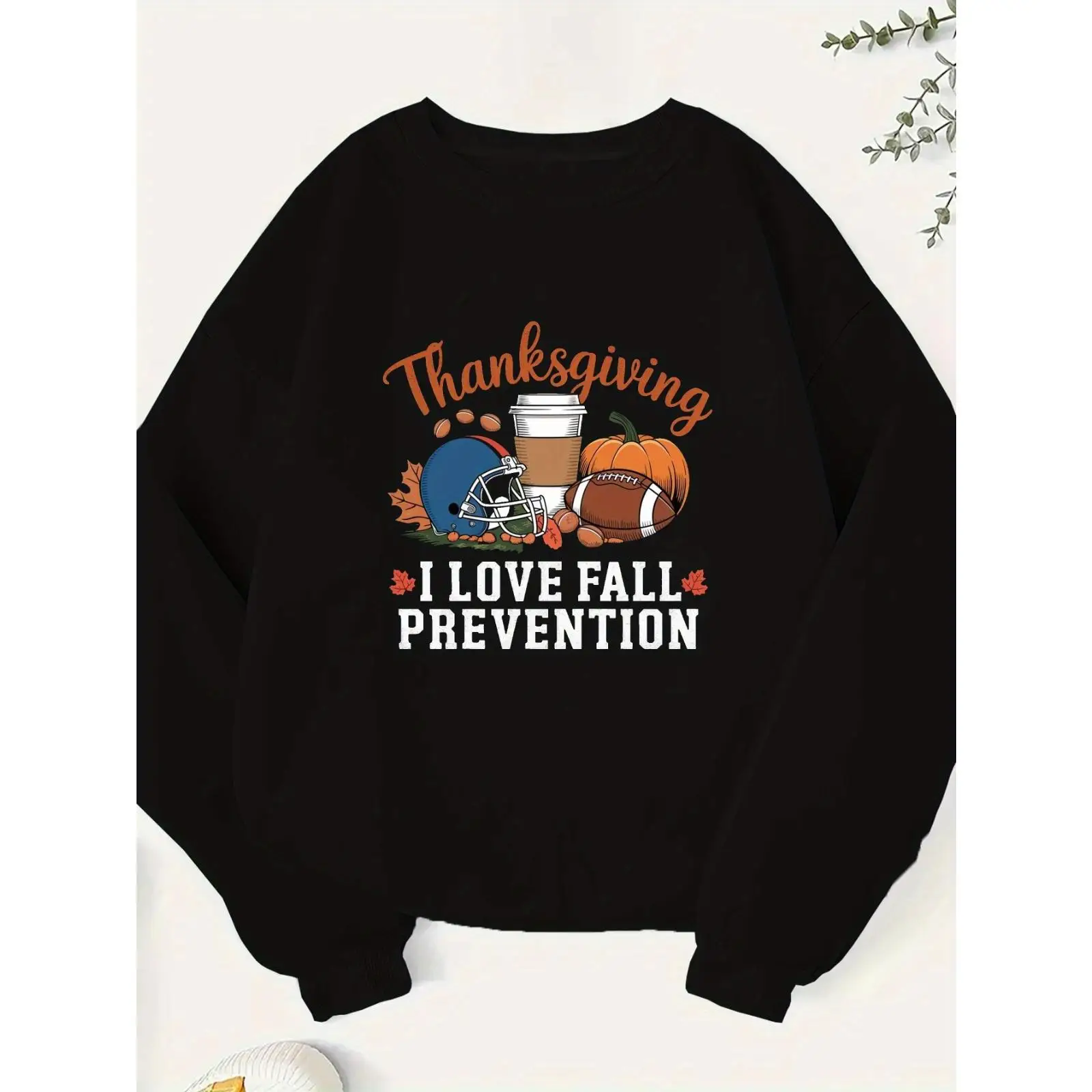 Game Day Football Fan Sweatshirt Thanksgiving I Love Fall Prevention Crewneck Jumper Casual Holiday Gifts for Men and Women
Game Day Football Fan Sweatshirt Thanksgiving I Love Fall Prevention Crewneck Jumper Casual Holiday Gifts for Men and Women
