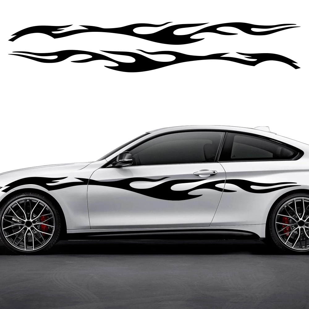 Large Flame Car Sticker Universal Full Body Side Graphics Vinyl Decal Auto Racing Streamline Stripes Styling Tuning Accessories
Large Flame Car Sticker Universal Full Body Side Graphics Vinyl Decal Auto Racing Streamline Stripes Styling Tuning Accessories