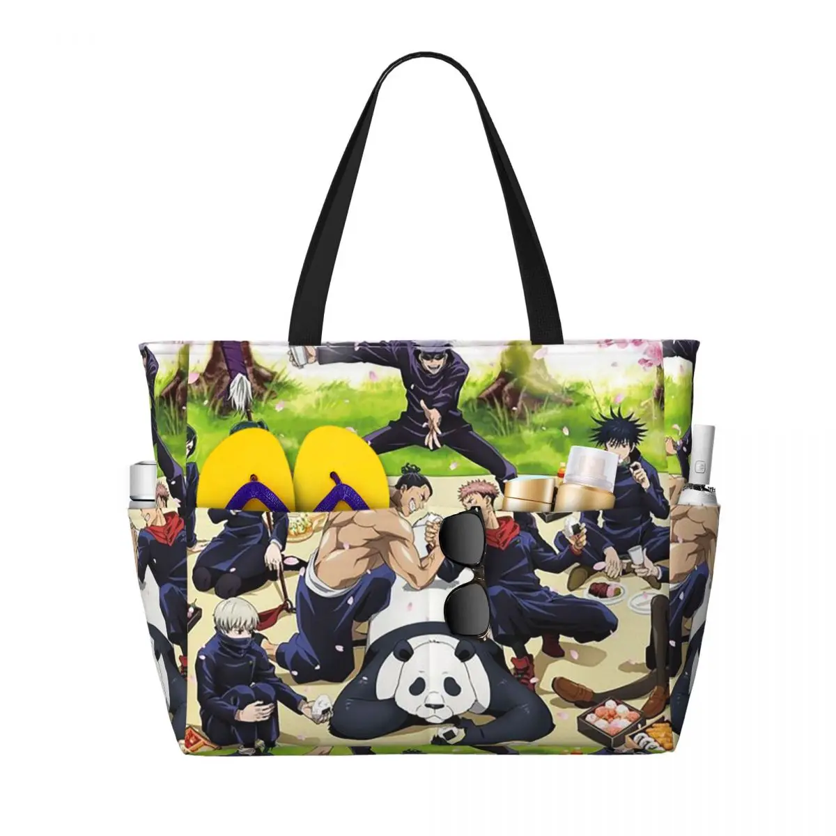 Jujutsu Kaisen Anime Satoru Yuuji Nobara Megumi Sukuna Beach Tote Bag Sport Gym Yoga Duffle Bag Women Travel Bag Fitness bag
Jujutsu Kaisen Anime Satoru Yuuji Nobara Megumi Sukuna Beach Tote Bag Sport Gym Yoga Duffle Bag Women Travel Bag Fitness bag