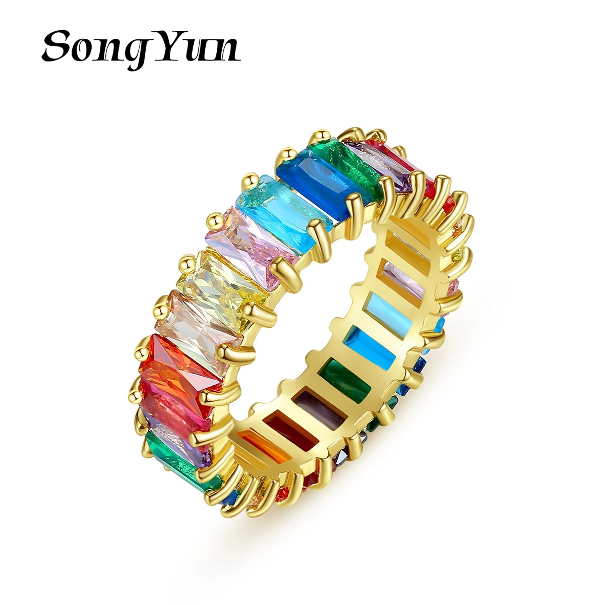 SongYun Jewelry MHT Quality Brass Ring Wedding Band CZ 7A Zircon Best Friend Fashion Jewelry Women Rings Fashion Jewelry
SongYun Jewelry MHT Quality Brass Ring Wedding Band CZ 7A Zircon Best Friend Fashion Jewelry Women Rings Fashion Jewelry