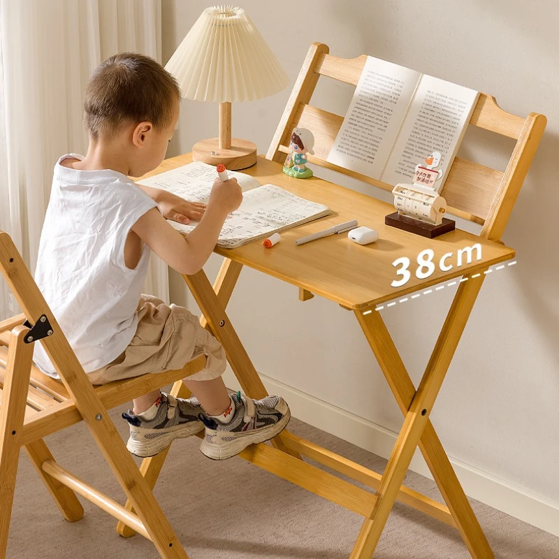 Stable Solid wood folding desk Student household computer desk Bedroom free installation Bedside study Small table Simple desk
Stable Solid wood folding desk Student household computer desk Bedroom free installation Bedside study Small table Simple desk
