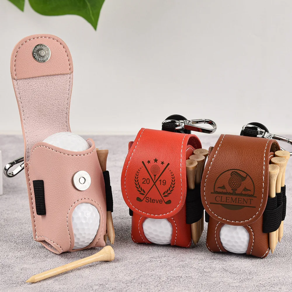 Back clip leather golf bag Laser laser engraving pu leather golf bag Outdoor mini golf bag Portable belt hanging golf bag
Back clip leather golf bag Laser laser engraving pu leather golf bag Outdoor mini golf bag Portable belt hanging golf bag