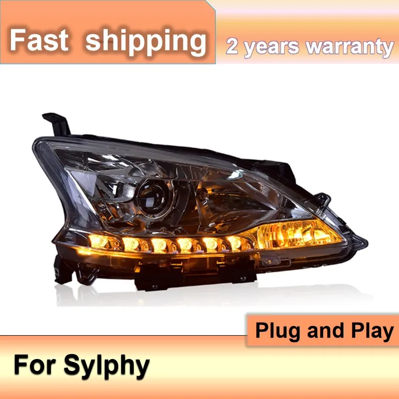 Car Accessories for Nissan Sylphy Headlamp 2013-2015 Sentra Headlights DRL Turn Signal Low High Beam Projector Lens
Car Accessories for Nissan Sylphy Headlamp 2013-2015 Sentra Headlights DRL Turn Signal Low High Beam Projector Lens