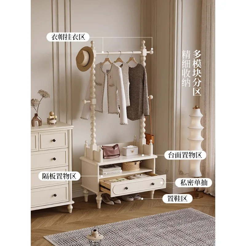 Indoor furniture All solid wood coat rack floor-to-ceiling entry, clothes storage cabinet by the bedroom, integrated hanger
Indoor furniture All solid wood coat rack floor-to-ceiling entry, clothes storage cabinet by the bedroom, integrated hanger