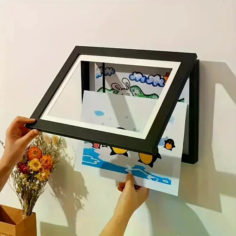 A4 Children Art Frame Magnetic Front Open Changeable Kids Frametory For Poster Photo Drawing Painting Picture Display Home Decor
A4 Children Art Frame Magnetic Front Open Changeable Kids Frametory For Poster Photo Drawing Painting Picture Display Home Decor