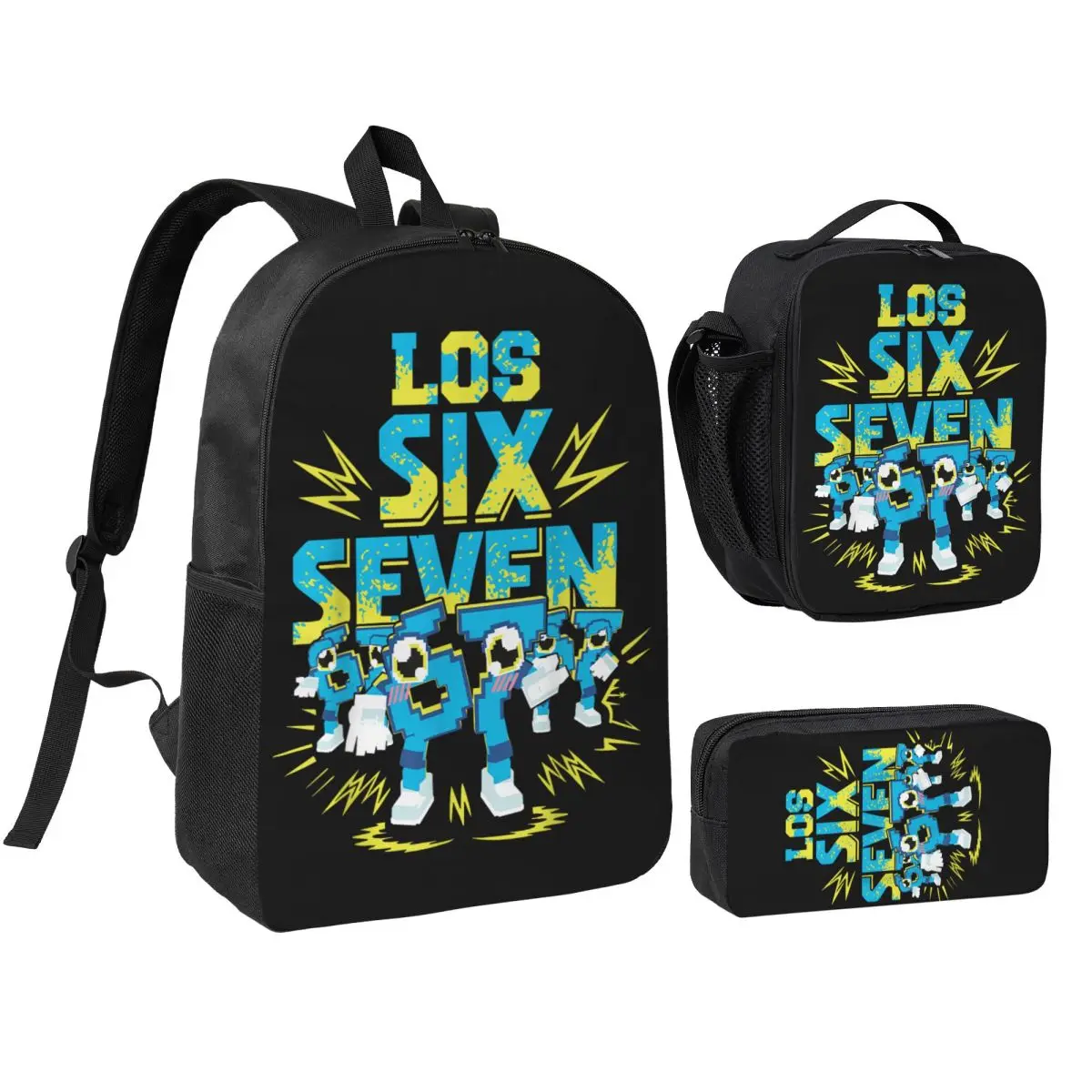 Рюкзак с 3 видами/набор 67 Six Seven 6-7 Steal Brainrot Meme для мальчиков и девочек, рюкзак для колледжа, сумка для обеда, пенал
Рюкзак с 3 видами/набор 67 Six Seven 6-7 Steal Brainrot Meme для мальчиков и девочек, рюкзак для колледжа, сумка для обеда, пенал