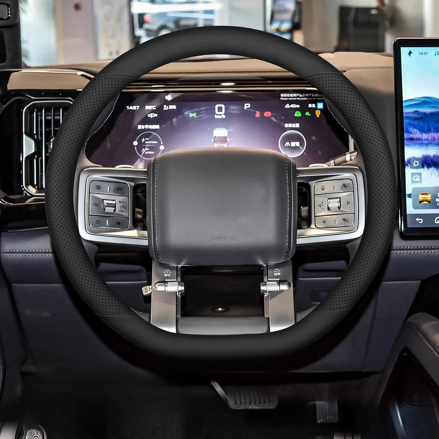 Подходит для BYD Leopard 8, кожаный чехол на руль без ручного шитья, нескользящий, универсальный, четырехсезонный
Подходит для BYD Leopard 8, кожаный чехол на руль без ручного шитья, нескользящий, универсальный, четырехсезонный