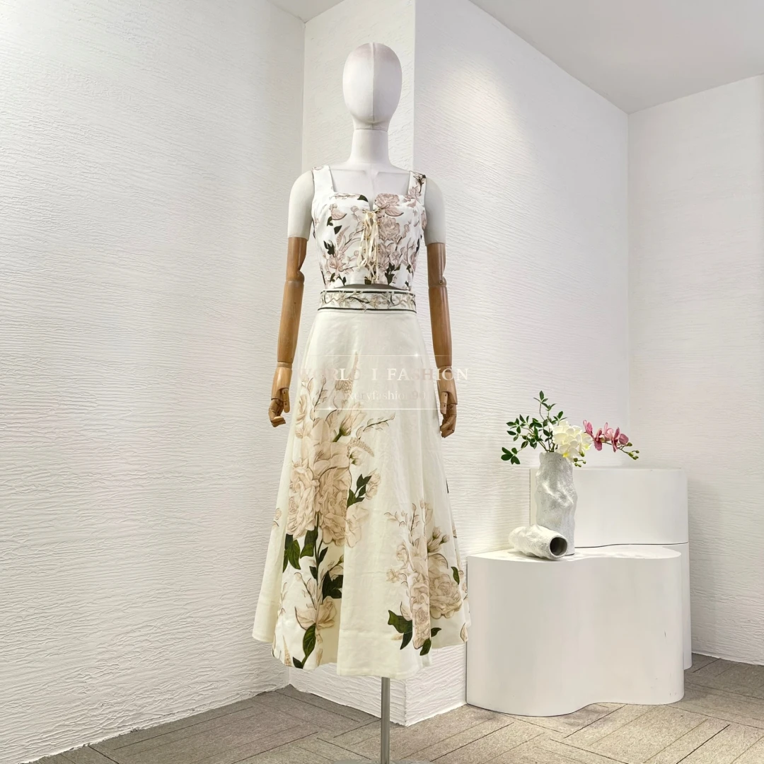 White Buddha's Hand Floral Print Midi Skirt and Top Two Piece Sets Womens Outifits
White Buddha's Hand Floral Print Midi Skirt and Top Two Piece Sets Womens Outifits