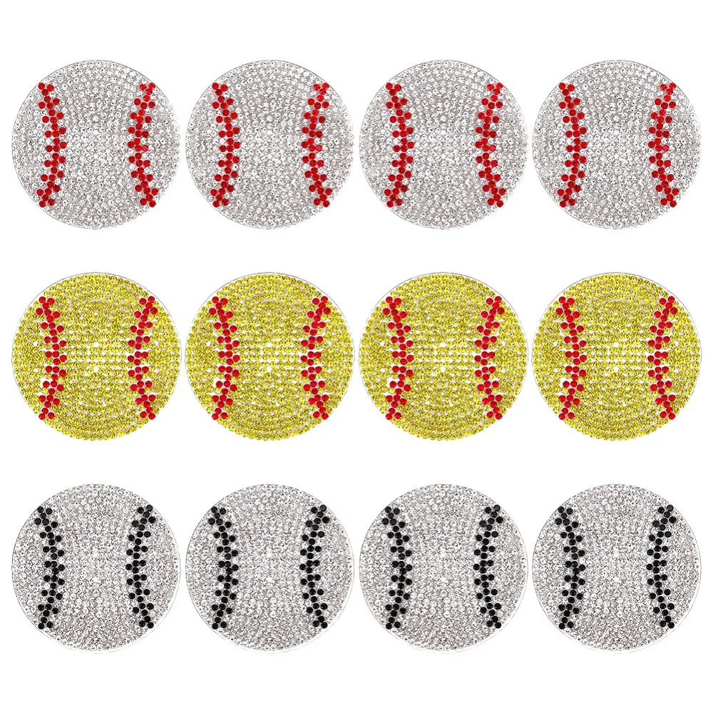 12Pcs 3 Colors Glass Hotfix Rhinestone Hot Melt Adhesive on the Back Rhinestone Trimming Costume Accessories Baseball
12Pcs 3 Colors Glass Hotfix Rhinestone Hot Melt Adhesive on the Back Rhinestone Trimming Costume Accessories Baseball