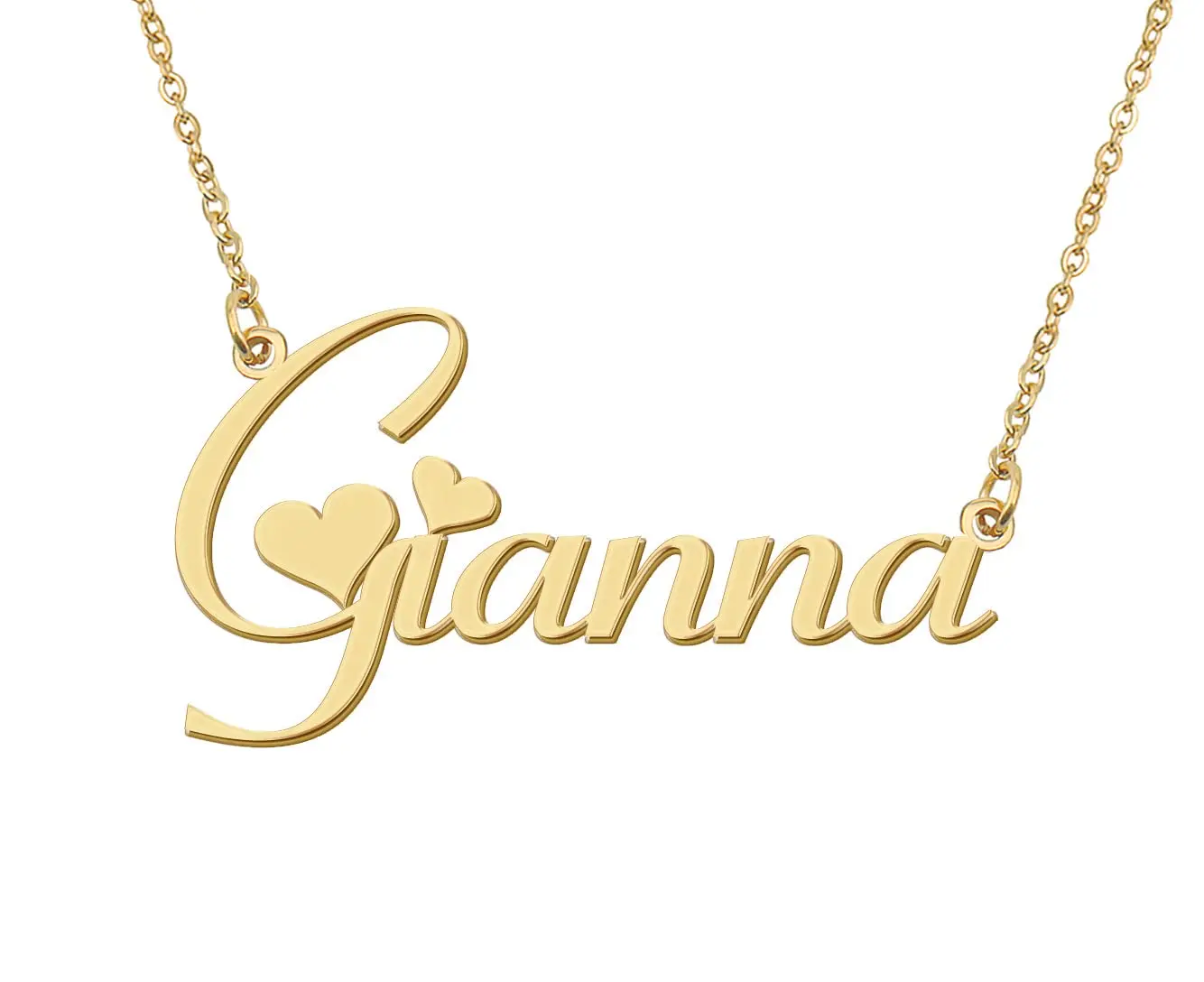Gianna Name Necklace Stainless Steel Nameplate Pendant for Women Girls Friends Birthday Wedding Christmas Mother Gift
Gianna Name Necklace Stainless Steel Nameplate Pendant for Women Girls Friends Birthday Wedding Christmas Mother Gift