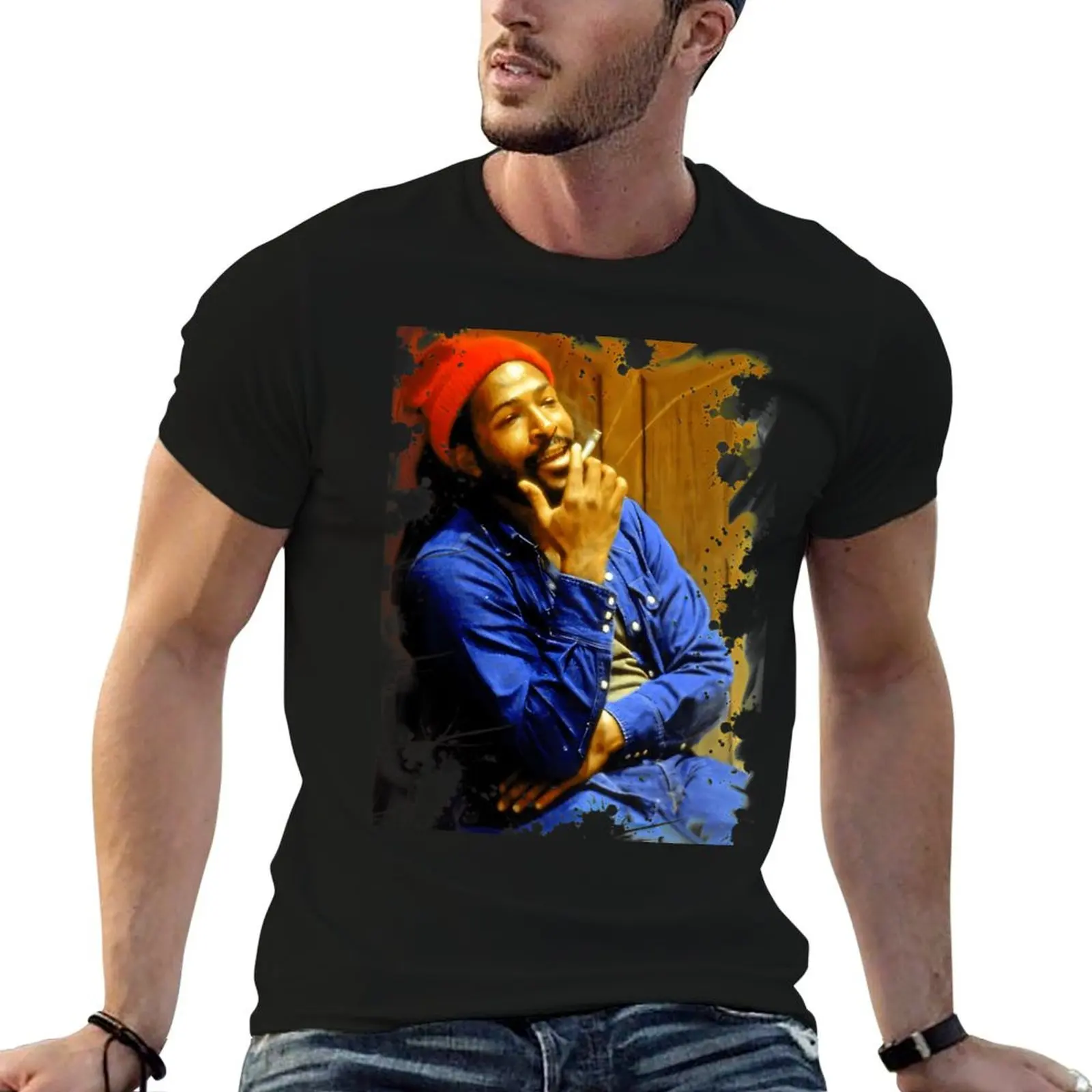Marvin Gaye style T-Shirt man t shirt heavy cotton t shirts designer funny t shirts dark humor T-Shirt
Marvin Gaye style T-Shirt man t shirt heavy cotton t shirts designer funny t shirts dark humor T-Shirt