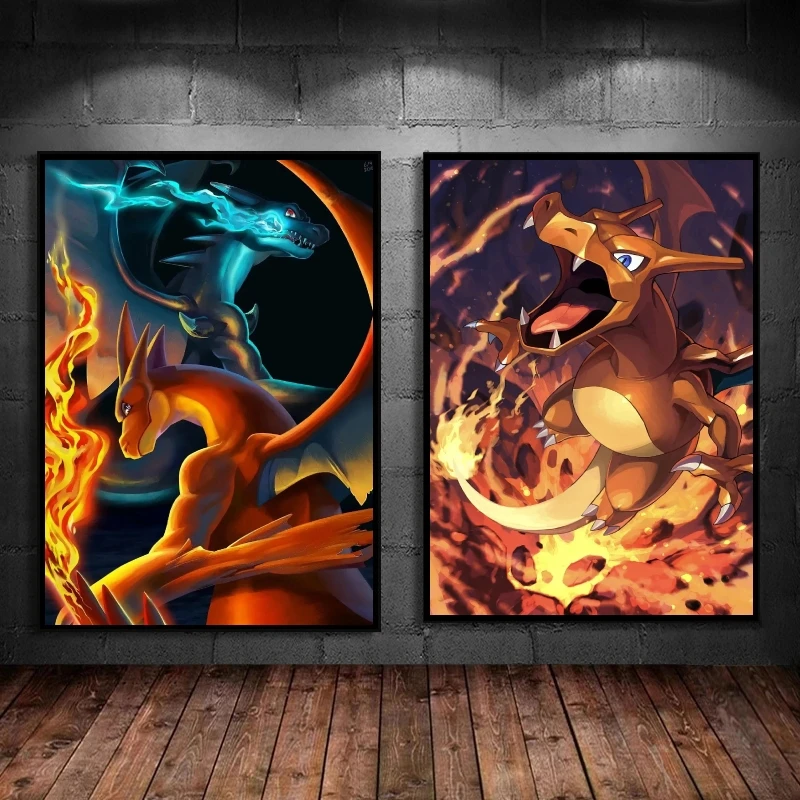 Canvas Artwork Painting Pokemon Charizard Anime Character Home Children's Bedroom Decoration Painting Classic Birthday Gift
Canvas Artwork Painting Pokemon Charizard Anime Character Home Children's Bedroom Decoration Painting Classic Birthday Gift