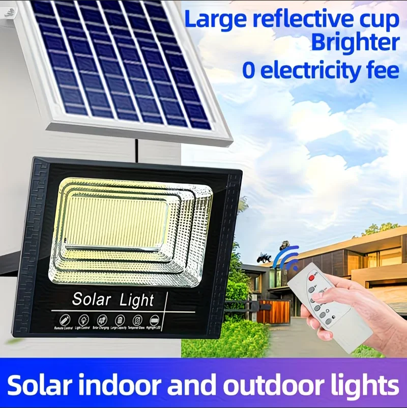 LED Solar Light Flood Lights Outdoor Solar Reflector Spotlights 30W with Remote Control For Garden Street
LED Solar Light Flood Lights Outdoor Solar Reflector Spotlights 30W with Remote Control For Garden Street