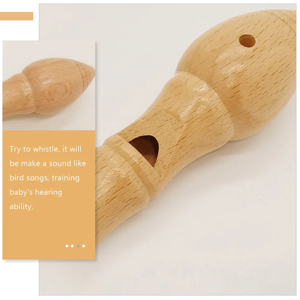 Wooden Bird Caller Whistle Smooth Lightweight Early Educational Musical Instrument for Children Baby Hearing Training Bird Call
Wooden Bird Caller Whistle Smooth Lightweight Early Educational Musical Instrument for Children Baby Hearing Training Bird Call