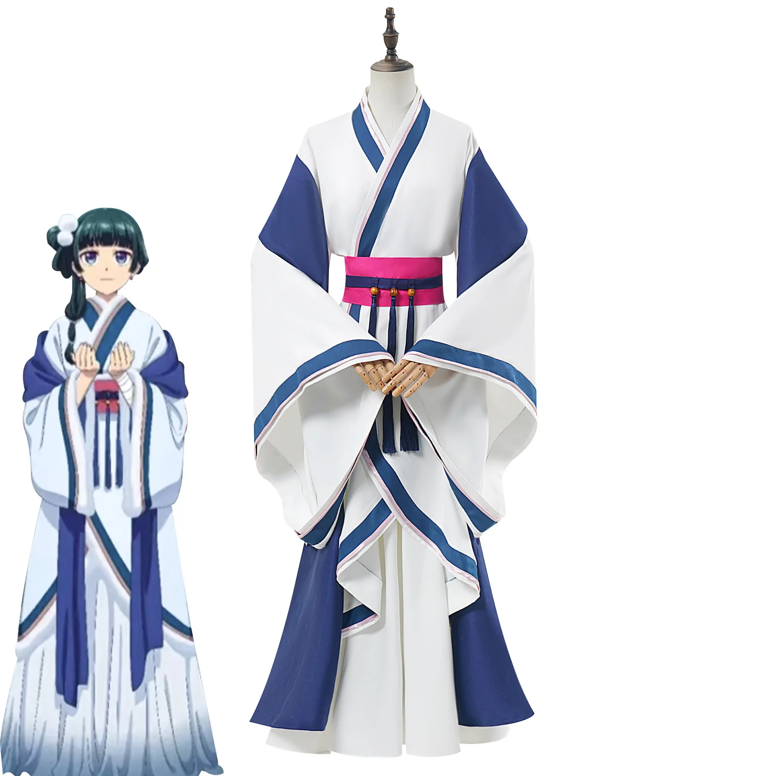 Maomao Cosplay Costume The Apothecary Mao Mao Wig Diaries S2 Anime Ancient Traditional Dress Fancy Halloween Costumes for Women
Maomao Cosplay Costume The Apothecary Mao Mao Wig Diaries S2 Anime Ancient Traditional Dress Fancy Halloween Costumes for Women