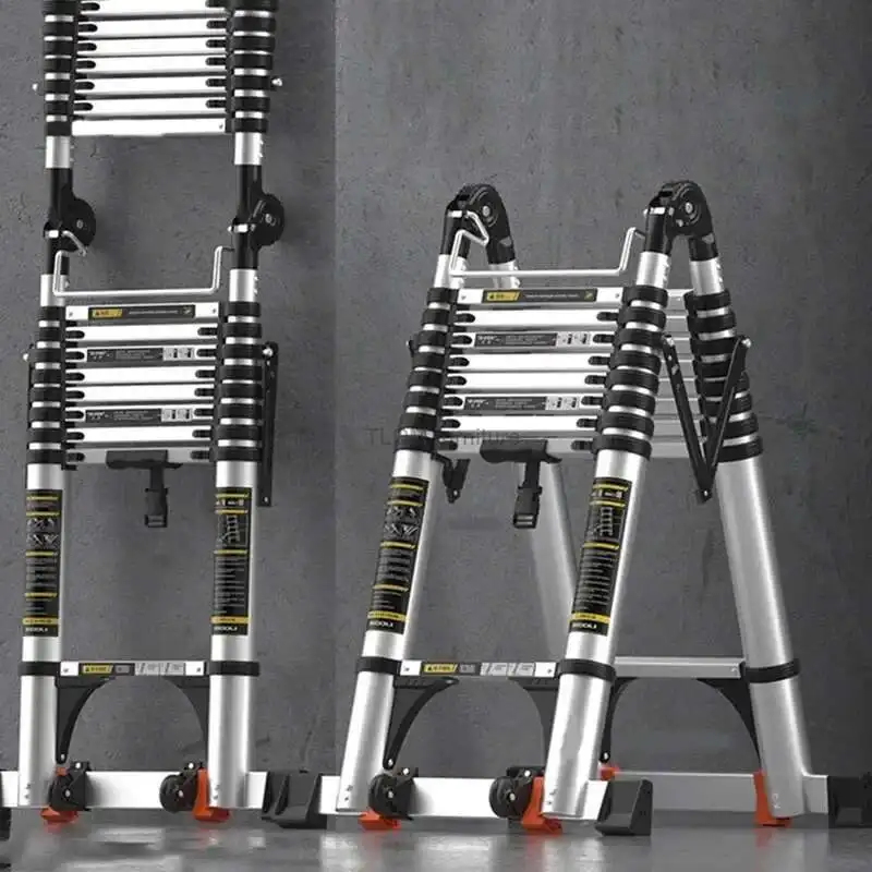 Home Kitchen Telescopic Ladder Aluminum Alloy Step Stools Multi-functional Engineering Ladder Portable Folding Straight Ladder
Home Kitchen Telescopic Ladder Aluminum Alloy Step Stools Multi-functional Engineering Ladder Portable Folding Straight Ladder