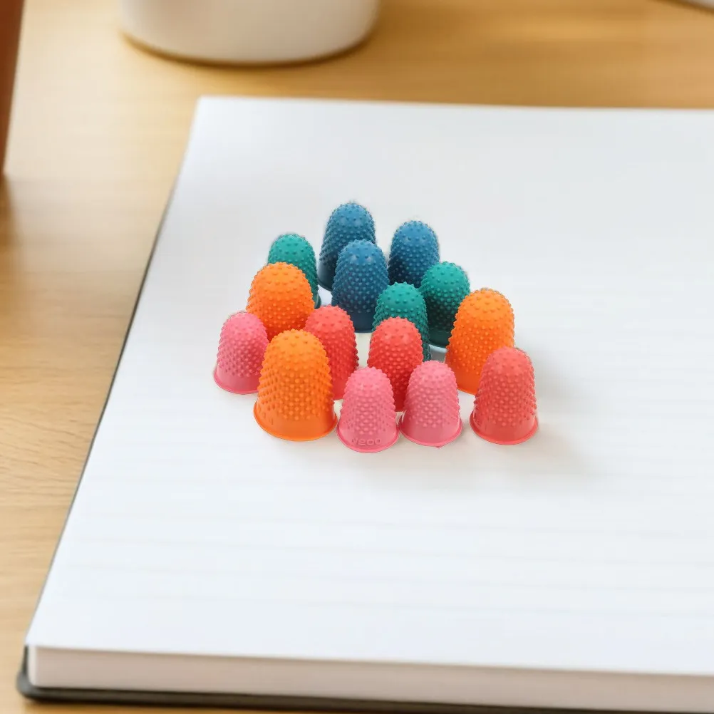 20Pcs Rubber Finger Covers Non Slip Flexible Finger Guards for Writing Paperwork Money Counting Sewing Wax Carving Thumb
20Pcs Rubber Finger Covers Non Slip Flexible Finger Guards for Writing Paperwork Money Counting Sewing Wax Carving Thumb