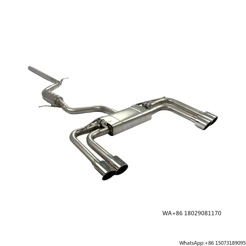 Loud Sound Catback for A4L B8 2.0T 2009-2015 SUS Exhaust Pipe Modified System With Exhaust Valvetronic Muffler
Loud Sound Catback for A4L B8 2.0T 2009-2015 SUS Exhaust Pipe Modified System With Exhaust Valvetronic Muffler