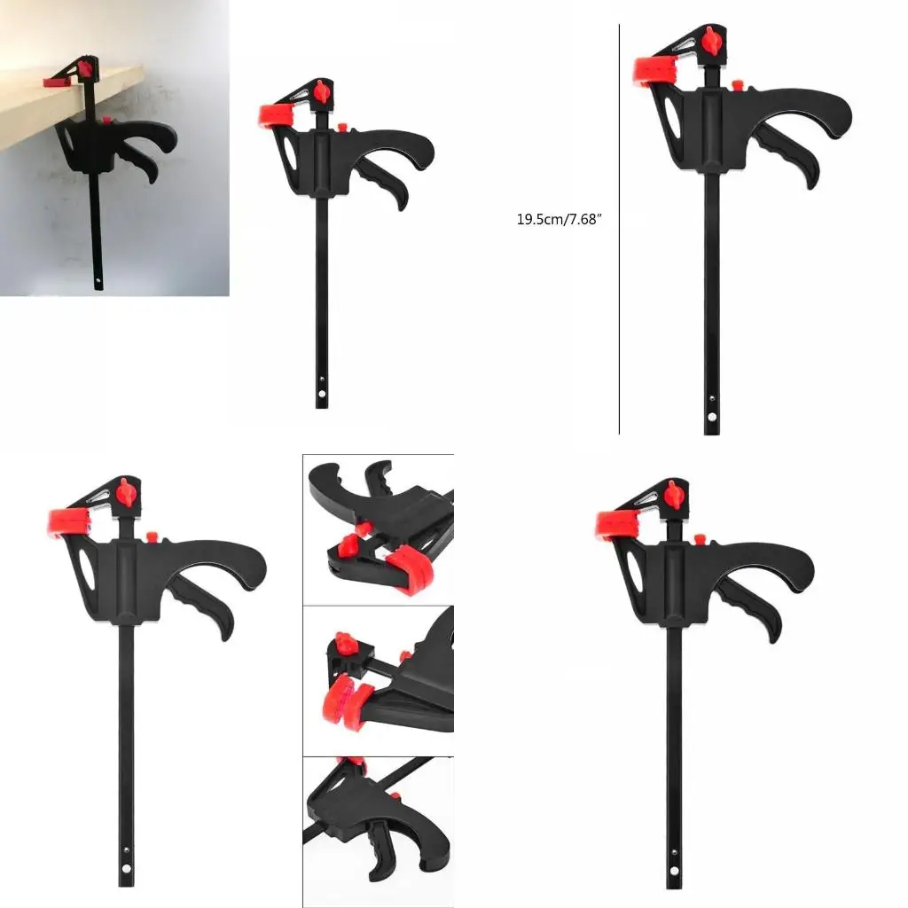 4-inch F Woodworking Clip Spreader Work Bar Clamp Durable F Bar Clamp Quick Grip Clamps DIY Woodworking Hand Tool high quality
4-inch F Woodworking Clip Spreader Work Bar Clamp Durable F Bar Clamp Quick Grip Clamps DIY Woodworking Hand Tool high quality