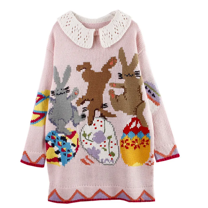 Ретро-свитер с воротником-стойкой, вязаный, свободного кроя, женский, с цветочным принтом, кроликом и воздушным шаром, милый, с длинными рукавами
Ретро-свитер с воротником-стойкой, вязаный, свободного кроя, женский, с цветочным принтом, кроликом и воздушным шаром, милый, с длинными рукавами