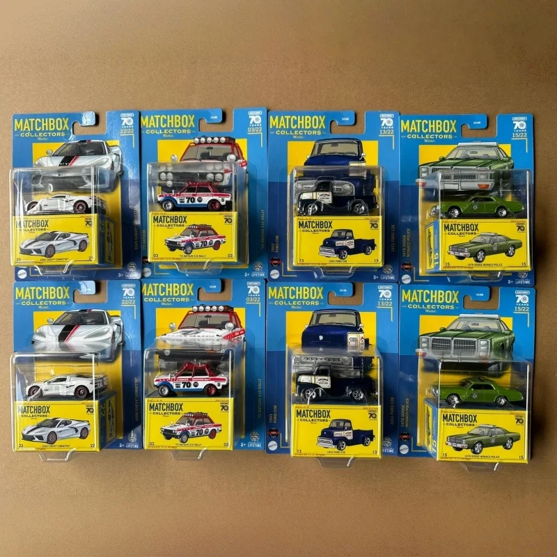 Горячая распродажа: Оригинальная коллекционная серия MATCHBOX к 70-летию – литые модели автомобилей из сплава, игрушки-сюрприз Datsun, коллекционные игрушки, подарок
Горячая распродажа: Оригинальная коллекционная серия MATCHBOX к 70-летию – литые модели автомобилей из сплава, игрушки-сюрприз Datsun, коллекционные игрушки, подарок