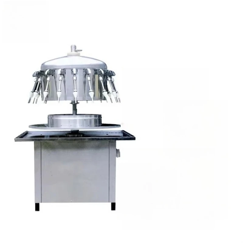 Semi-automatic negative pressure siphon fruit vinegar bottle rotary liquid filling machine
Semi-automatic negative pressure siphon fruit vinegar bottle rotary liquid filling machine