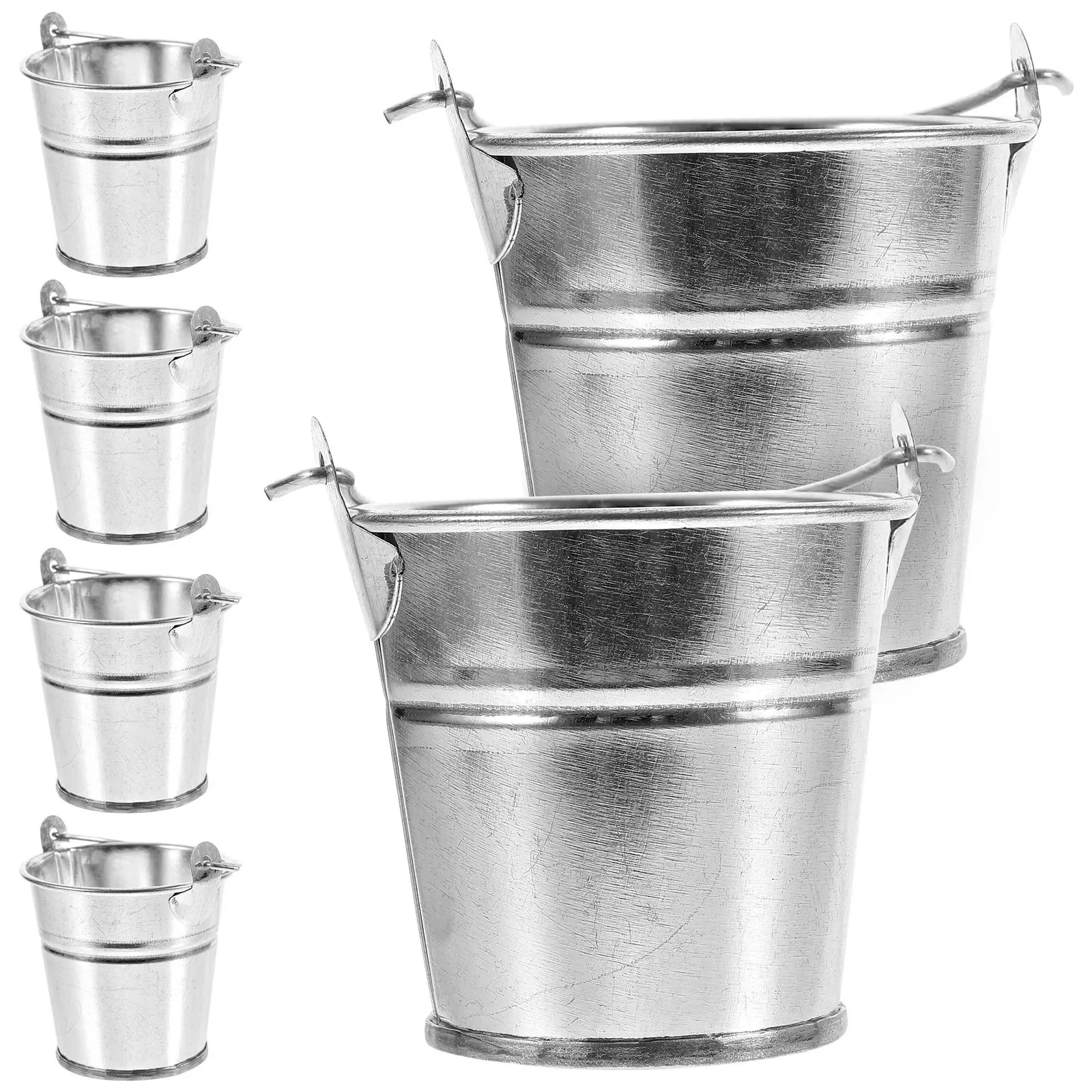 6 Pcs Mini Metal Buckets 5 5x5cm Home Decor Wedding Party Artificial Iron Toy Barrel Miniature Gardening Accessory Storage
6 Pcs Mini Metal Buckets 5 5x5cm Home Decor Wedding Party Artificial Iron Toy Barrel Miniature Gardening Accessory Storage