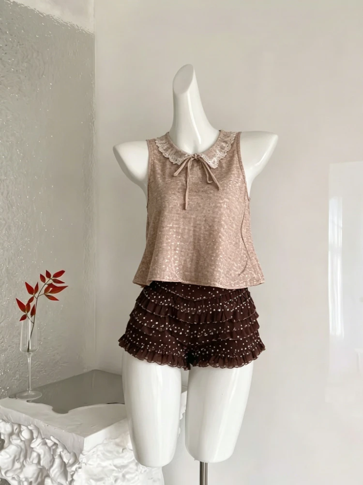 Summer French Elegant 2 Piece Set for Women Solid Tops + Polka Dot High Waist Design Mini Skirt Chic Sweet Daily Female Outfits
Summer French Elegant 2 Piece Set for Women Solid Tops + Polka Dot High Waist Design Mini Skirt Chic Sweet Daily Female Outfits