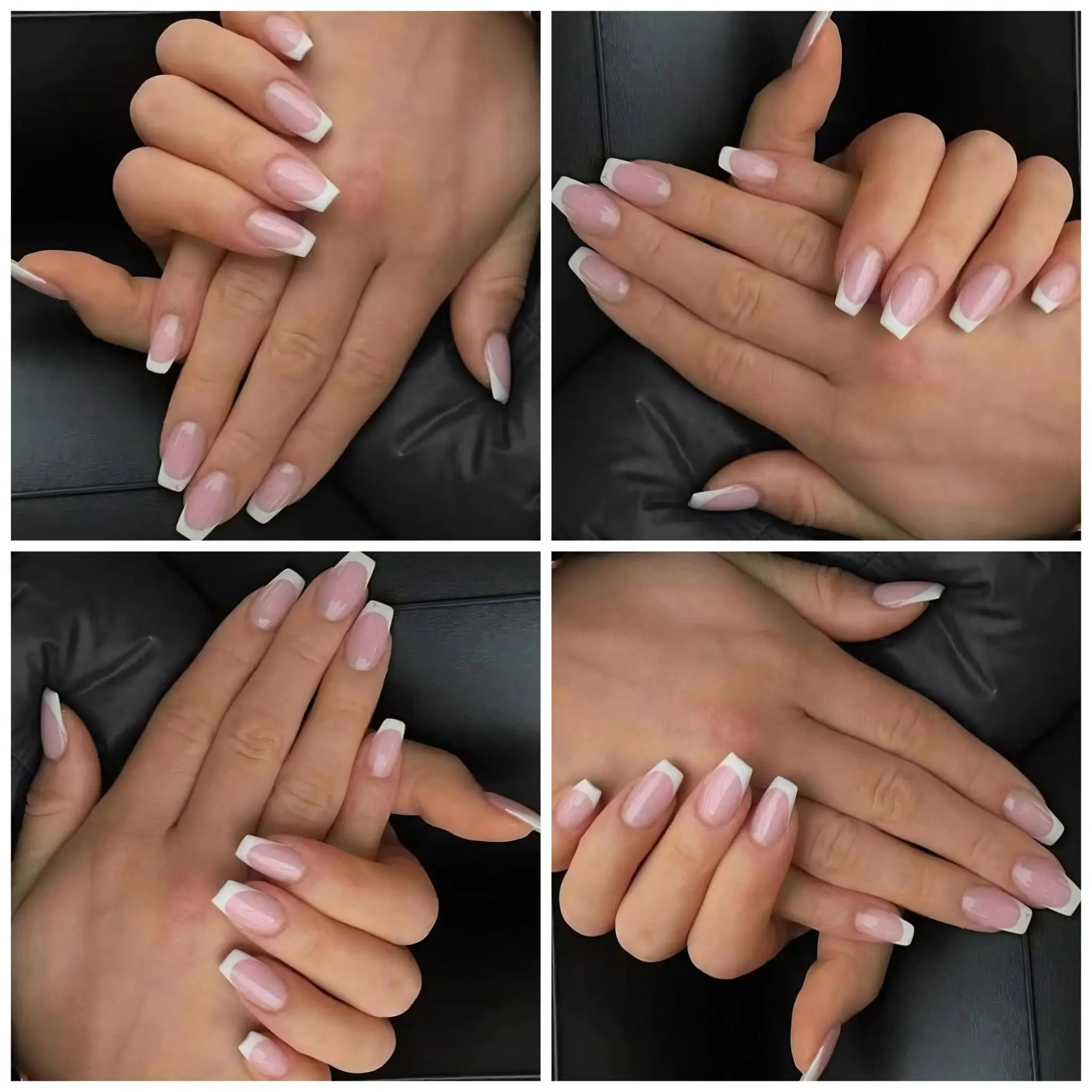Fashion Trend Women Girls 24Pcs/Set Short Ballet Pink French White Border Full Coverage Wearable Fake Nail Press on Nail Art
Fashion Trend Women Girls 24Pcs/Set Short Ballet Pink French White Border Full Coverage Wearable Fake Nail Press on Nail Art