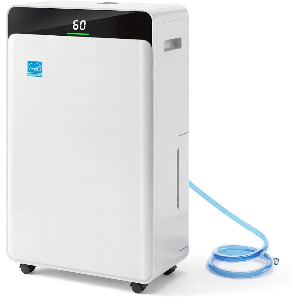 2026 Upgraded ENERGY STAR uiier, 80 Pint/Day, 5000 Sq.t or Whole Home & Basement, 1.72 Gal Tank, 35dB Quiet, Child Lock, Sleep/a
2026 Upgraded ENERGY STAR uiier, 80 Pint/Day, 5000 Sq.t or Whole Home & Basement, 1.72 Gal Tank, 35dB Quiet, Child Lock, Sleep/a