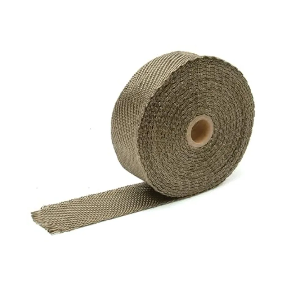 Titanium Exhaust Heat Wrap with Lava Rock Technology - 2" x 50' - Heat Wrap for Exhaust Pipes, Pliable Exhaust Wrap Tape, Withs
Titanium Exhaust Heat Wrap with Lava Rock Technology - 2" x 50' - Heat Wrap for Exhaust Pipes, Pliable Exhaust Wrap Tape, Withs