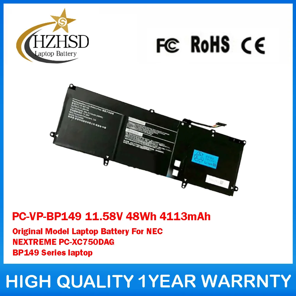 PC-VP-BP149 11.58V 48Wh 4113mAh Original Model Laptop Battery For NEC NEXTREME PC-XC750DAG BP149 Series laptop
PC-VP-BP149 11.58V 48Wh 4113mAh Original Model Laptop Battery For NEC NEXTREME PC-XC750DAG BP149 Series laptop