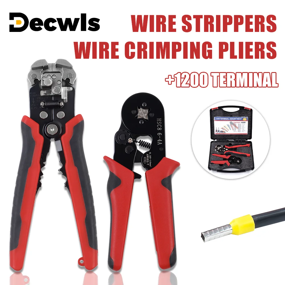 Этот набор «3 в 1» включает в себя инструмент для зачистки проводов, обжимные клещи и кусачки, включая регулируемые обжимные инструменты для кабелей AWG23-7 и 1200 клемм. Это набор электроинструментов.
Этот набор «3 в 1» включает в себя инструмент для зачистки проводов, обжимные клещи и кусачки, включая регулируемые обжимные инструменты для кабелей AWG23-7 и 1200 клемм. Это набор электроинструментов.