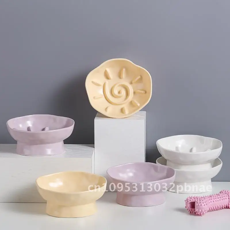 Ceramic Cat Bowl Oblique Design Slow Feeder Food Plate Goblet for Cats Protective Spine Options Available
Ceramic Cat Bowl Oblique Design Slow Feeder Food Plate Goblet for Cats Protective Spine Options Available