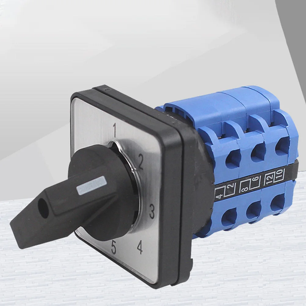 SZW26/LW26-20 Ith 20A Ui 660V 2 Pole 8 Screws 3 Position 64X64 48X48 Mm Panel Transfer ON OFF ON Changeover Cam Switch
SZW26/LW26-20 Ith 20A Ui 660V 2 Pole 8 Screws 3 Position 64X64 48X48 Mm Panel Transfer ON OFF ON Changeover Cam Switch