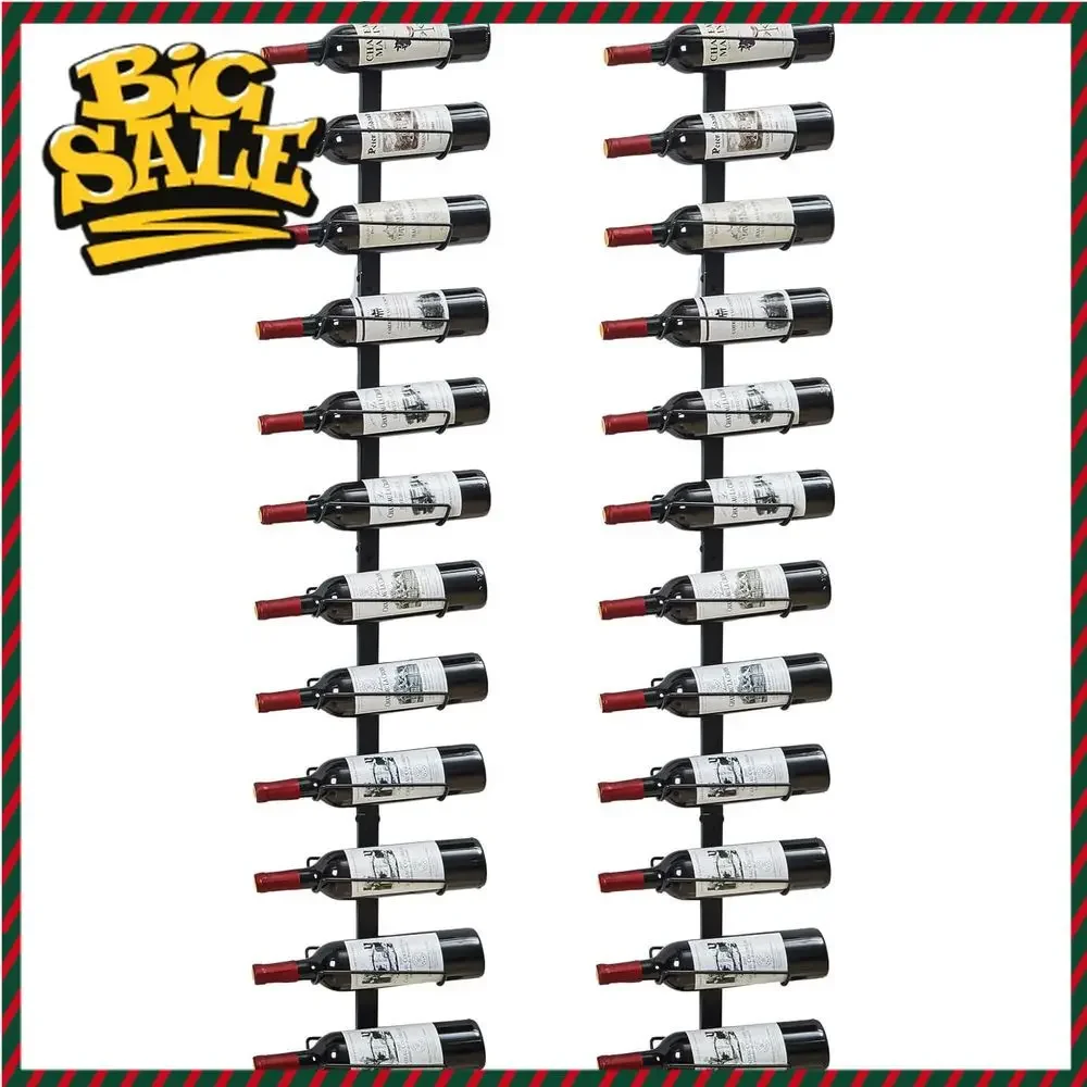 Dual-Tier 12-Bottle Wall-Mounted Wine Rack, DIY Detachable Organizer for Home or Dining Room, Ideal Storage Solution and GiftLim
Dual-Tier 12-Bottle Wall-Mounted Wine Rack, DIY Detachable Organizer for Home or Dining Room, Ideal Storage Solution and GiftLim