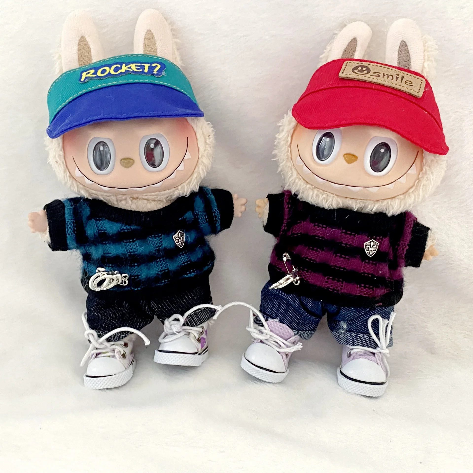 Labubu Doll Clothes Sweater Knitted Top 17cm Plush Doll Clothes Replacement Labubu I II Idol Doll Sitting Party Accessories
Labubu Doll Clothes Sweater Knitted Top 17cm Plush Doll Clothes Replacement Labubu I II Idol Doll Sitting Party Accessories