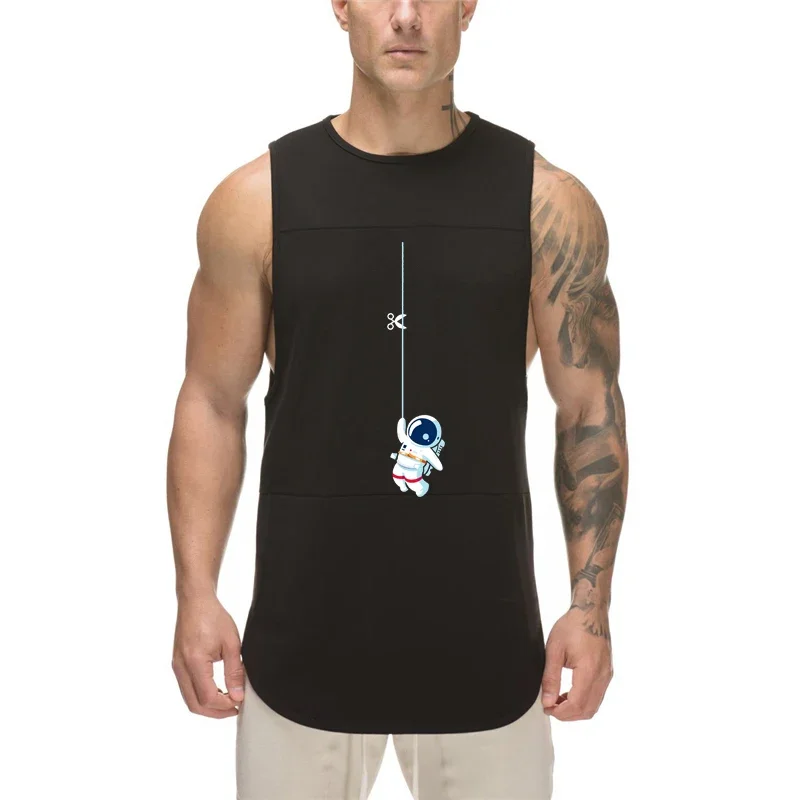 Running Vests Men Space Astronaut Funny Print Bodybuilding Tank Tops Mesh Quick Dry Gym Fitness Sports Workout Sleeveless Shirt
Running Vests Men Space Astronaut Funny Print Bodybuilding Tank Tops Mesh Quick Dry Gym Fitness Sports Workout Sleeveless Shirt