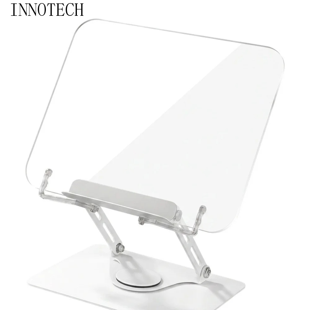 Adjustable Height Acrylic Book Stand 360° Rotating Base Foldable Cookbook Holder Elastic Page Clips Hands Free
Adjustable Height Acrylic Book Stand 360° Rotating Base Foldable Cookbook Holder Elastic Page Clips Hands Free