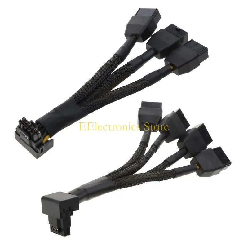 B03C 3x8Pin 4x8Pin to 16Pin PCIE 5.0 Adapter Line for CPU RTX4090 RTX4080 12VHPWR 90°
B03C 3x8Pin 4x8Pin to 16Pin PCIE 5.0 Adapter Line for CPU RTX4090 RTX4080 12VHPWR 90°